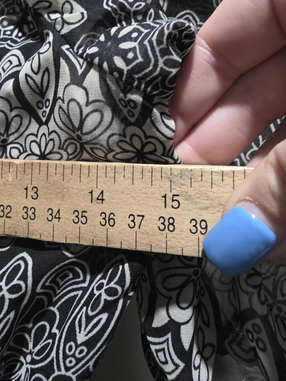 Mossimo Vintage Y2K Patterned Dress Women's Size Small Cinched Waist - Picture 5 of 5
